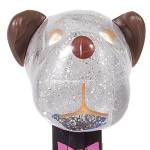 PEZ - Barky Brown  Crystal Glitter Head on Happy Valentines Day 2017