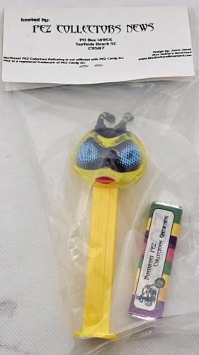 PEZ - Convention - PCN - 2006 - Bee - Yellow Crystal Head
