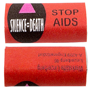 PEZ - Individual Packs - Stop Aids - Silence=Death - Mini