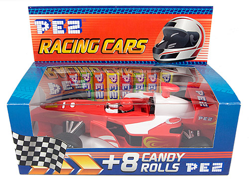 PEZ - PEZ Miscellaneous - Racing Car - Red - Flames