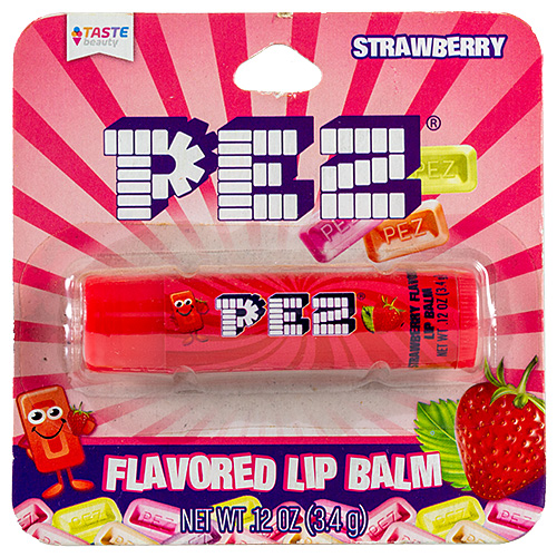 PEZ - Lip Balm/Gloss - Flavored Lip Palm - Strawberry