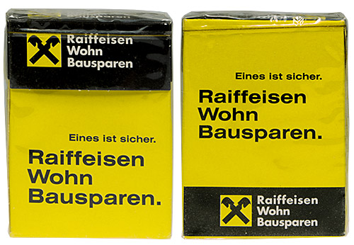 PEZ - Advertising Packs - Raiffeisen Wohnbausparen