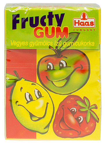 PEZ - Dextrose Packs - Fructy GUM - Haas Hungary
