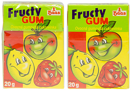 PEZ - Dextrose Packs - Fructy GUM - Haas