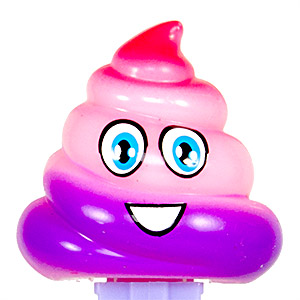 PEZ - Funky Faces - Emoji - Poop - Rainbow