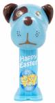 PEZ - Barky Brown Mini  Glitter Blue Head on Happy Easter