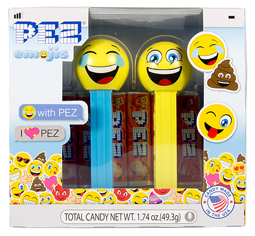 PEZ - Emoji - Emoji Twin Pack Lol'ing & Happy - US Release