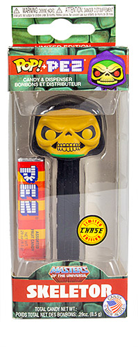 PEZ - Masters of the Universe - Skeletor (Chase) - Tan Face, Black Hood