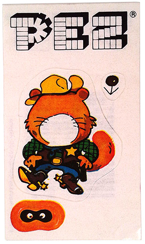 PEZ - Stickers - Animal (3 pieces) - Beaver