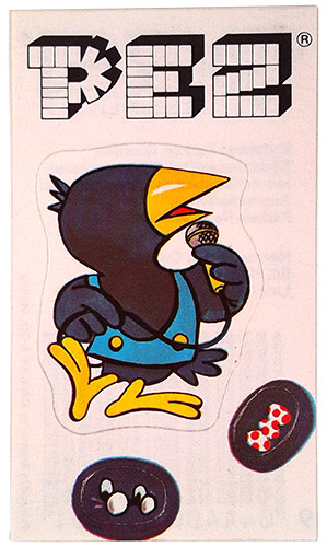 PEZ - Stickers - Animal (3 pieces) - Raven