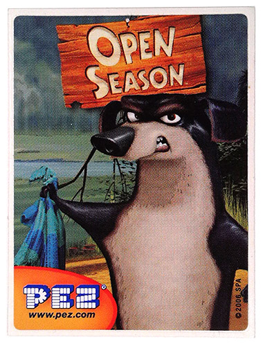 PEZ - Stickers - Open Season - Mr. Weenie