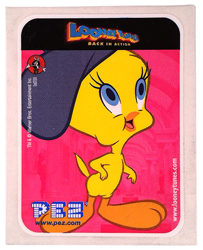 PEZ - Stickers - Looney Tunes - Back in Action - Tweety