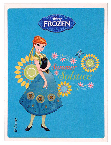 PEZ - Stickers - Frozen - Anna - Sommer Solstice