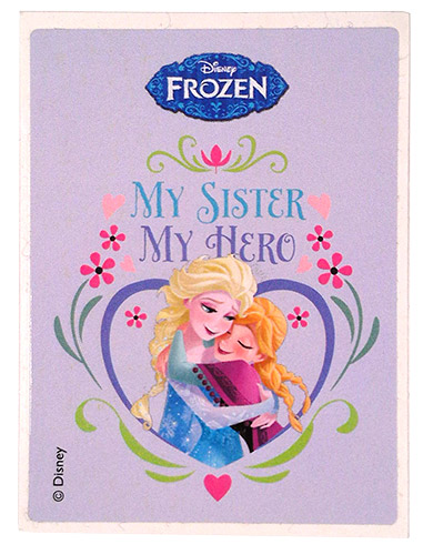 PEZ - Stickers - Frozen - Elsa & Anna - my sister my hero