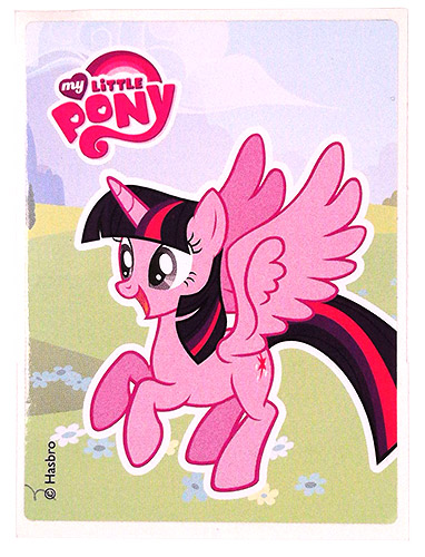 PEZ - Stickers - My Little Pony - Twilight Sparkle on gras