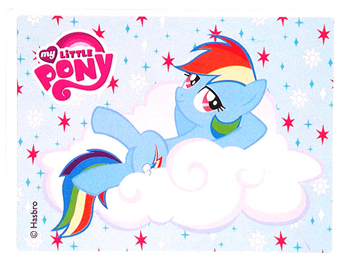 PEZ - Stickers - My Little Pony - Rainbow Dash on cloud