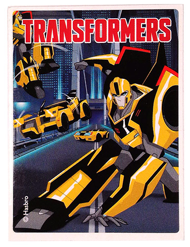PEZ - Stickers - Transformers - Bumblebee in motion