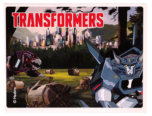 PEZ - Stickers - Transformers - Underbite & Steeljaw