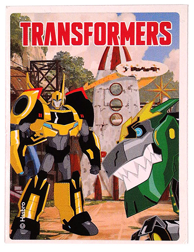 PEZ - Stickers - Transformers - Bumblebee & Grimlock