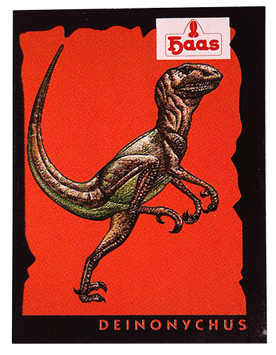 PEZ - Stickers - Dinosaurs (Haas) - Deinonychus