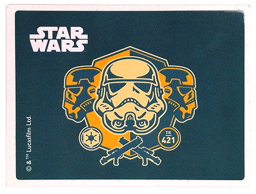 PEZ - Stickers - Star Wars Boba Fett - Storm Trooper - TK 421