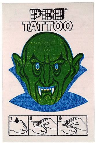 PEZ - Stickers - Tattoo Singles (1970s) - Dracula