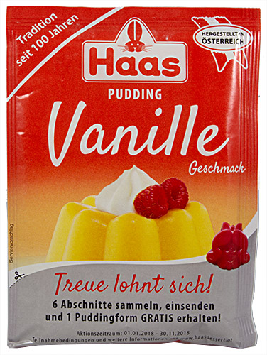 PEZ - Haas Food Products - Pudding - Pudding - 37g - Puddingform