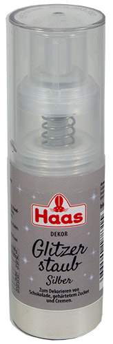 PEZ - Haas Food Products - Decor - Glitzerstaub - Silber