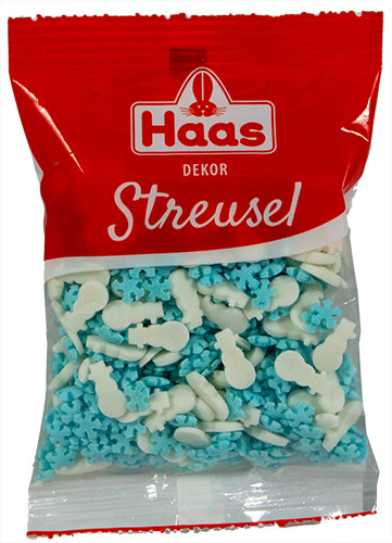 PEZ - Haas Food Products - Decor - Streusel - Schneemann