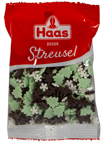 PEZ - Haas Food Products - Decor - Streusel - Tannenbaum