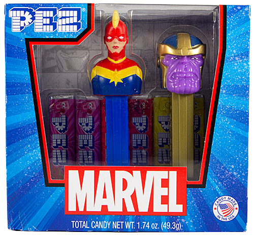 PEZ - Avengers Endgame - Twin Pack Captain Marvel & Thanos - US Release