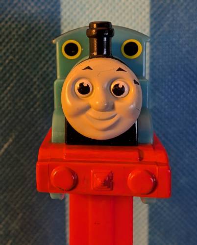 PEZ - Thomas and Friends - Thomas - Blue #1 white pupils