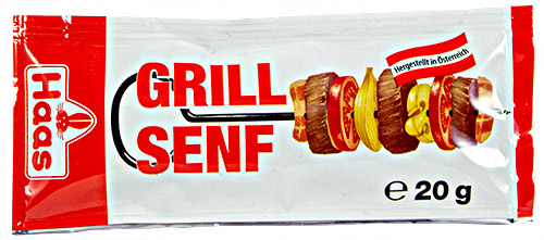 PEZ - Haas Food Products - Mustard - Grillsenf - 20g
