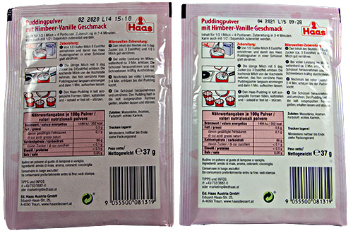 PEZ - Haas Food Products - Pudding - Pudding - 37g - light