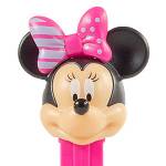 PEZ - Minnie Mouse F/K striped and dotted off bow