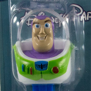 PEZ - Disney Parks - Buzz Lightyear - unpainted teeth, flesh skin