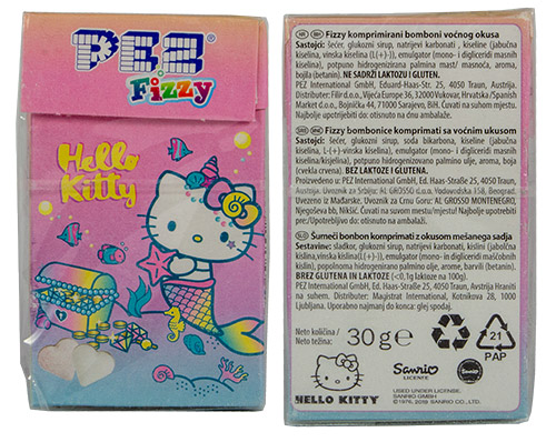 PEZ - Dextrose Packs - Hello Kitty Mermaid