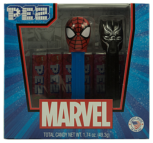 PEZ - Black Panther - Marvel - Twin Pack Spider-Man & Black Panther - US Release