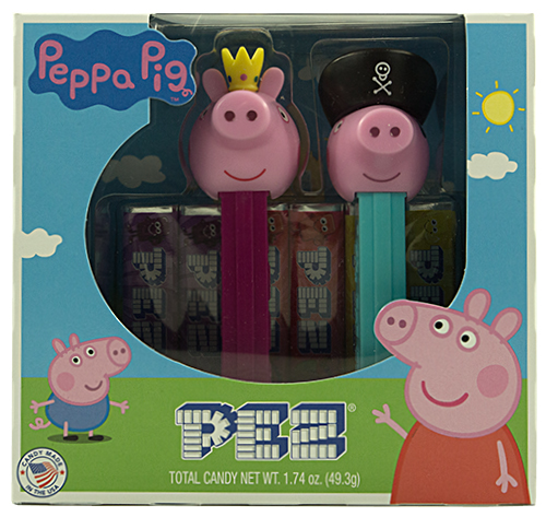 PEZ - Peppa Pig - Peppa Pig Twin-Pack Peppa Princess & George Pirate