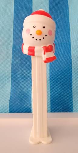 PEZ - Christmas - Snowman - beenie and scarf - F