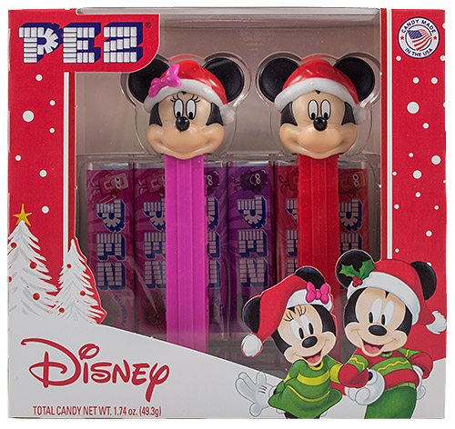 PEZ - Mickey Mouse & Friends - Holiday Set - Mickey & Minnie Holiday Set