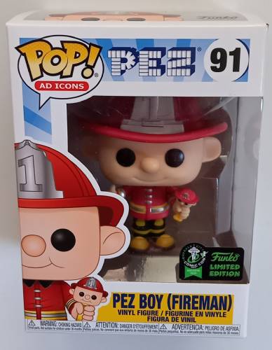 PEZ - Funko POP! - Emerald City Comic Con Exclusive - PEZ Fireman