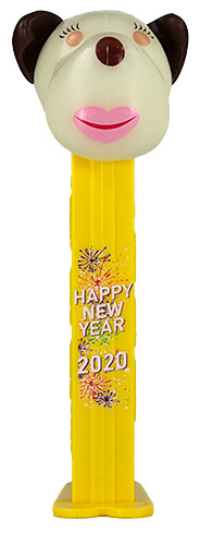 PEZ - AWL / SOS - New Year 2020 - Barkina - White GITD Head