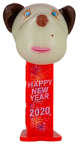 PEZ - AWL / SOS - New Year 2020 - Barkina Mini - GITD White Head