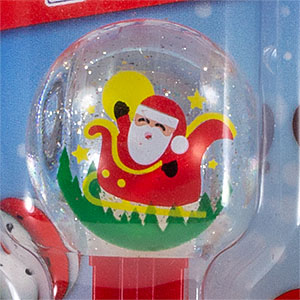 PEZ - Christmas - Ball Crystal Glitter Santa - Sled