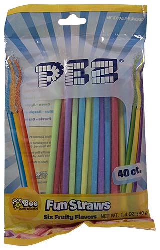 PEZ - Food - Fun Straws