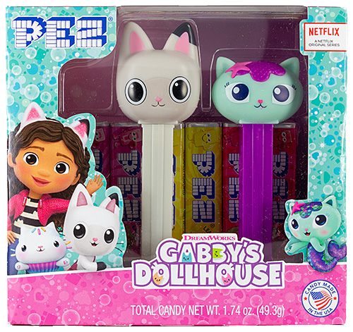 PEZ - Gabby's Dollhouse - Gabby's Dollhouse Gift Set Pandy Paws & Mercat