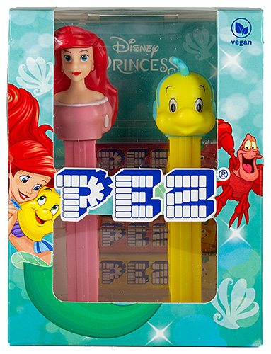 PEZ - Princess - The Little Mermaid - Twin Pack The Little Mermaid Ariel & Flounder - Euro release
