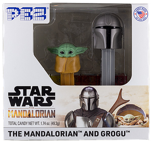 PEZ - Star Wars - The Mandalorian Grogu Gift Set - The Mandalorian & Grogu