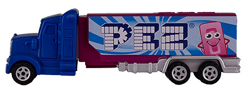 PEZ - Trucks - Mascot Trucks - Raspberry Candy Mascot - Blue Truck
